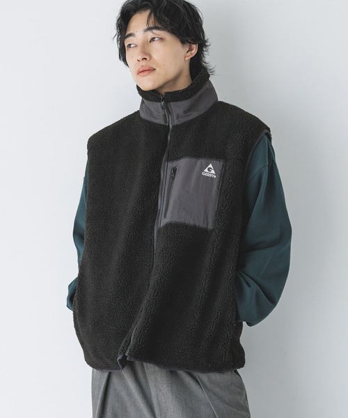 LOWRYS FARM（ローリーズファーム）の「ＧＥＲＲＹボアベスト 149978（ベスト・メンズ・ブラック/グレー・MEDIUM/LARGE）」の5枚目の写真