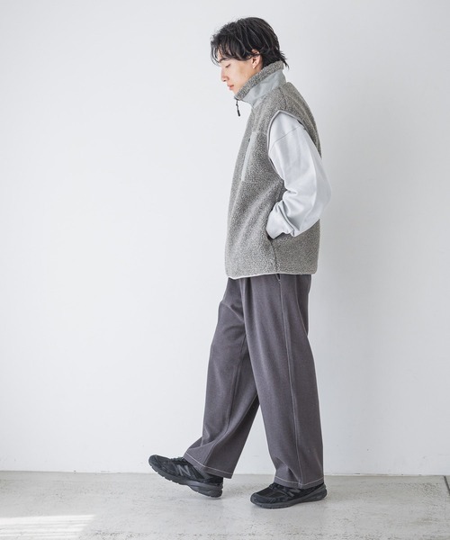 LOWRYS FARM（ローリーズファーム）の「ＧＥＲＲＹボアベスト 149978（ベスト・メンズ・ブラック/グレー・MEDIUM/LARGE）」の7枚目の写真