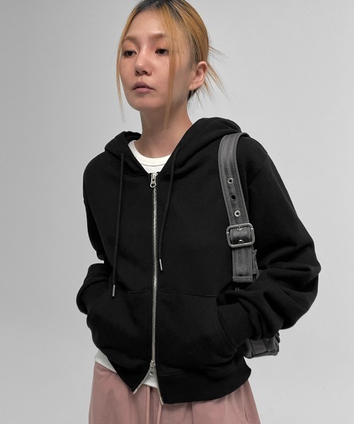 MADE] クローソンセミクロップパーカージップアップ（パーカー