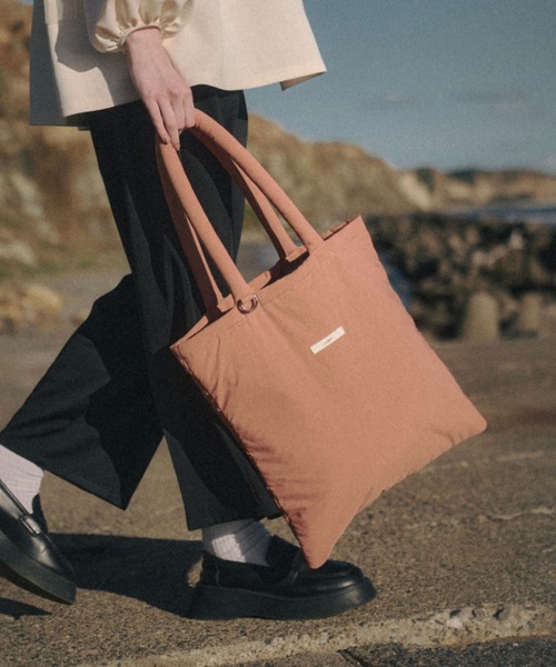 Filling nylon tote bag【No.4】（トートバッグ）｜nunela（ヌネラ）