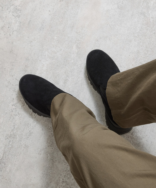 PADRONE(パドローネ)の「PADRONE パドローネ / SIDE GORE SHOES with #884C Vibram サイドゴアレザーシューズ ビブラムソール / PU8840-2005(スリッポン・メンズ・ブラック/ブラック系その他・40/41/42/43)」の20枚目の写真