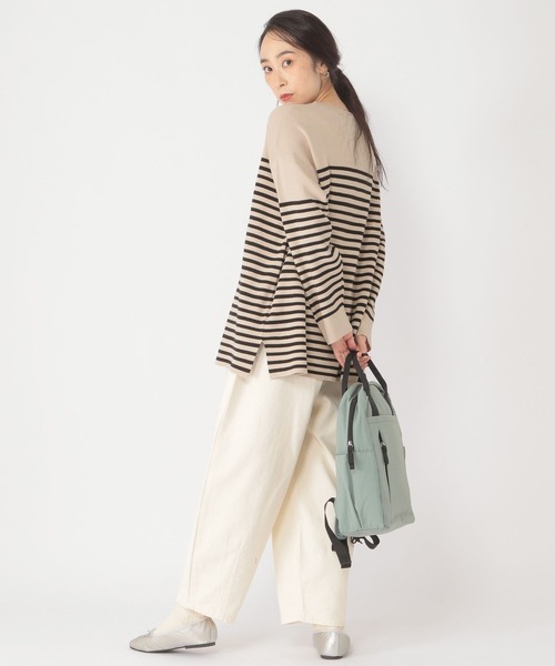 studio CLIP(スタディオクリップ)の「【3シーズンシリーズ】14ゲージ選べる着丈プルオーバー(ニット/セーター・レディース・レッド/その他2/その他1/ラベンダー・LARGE/MEDIUM)」の8枚目の写真