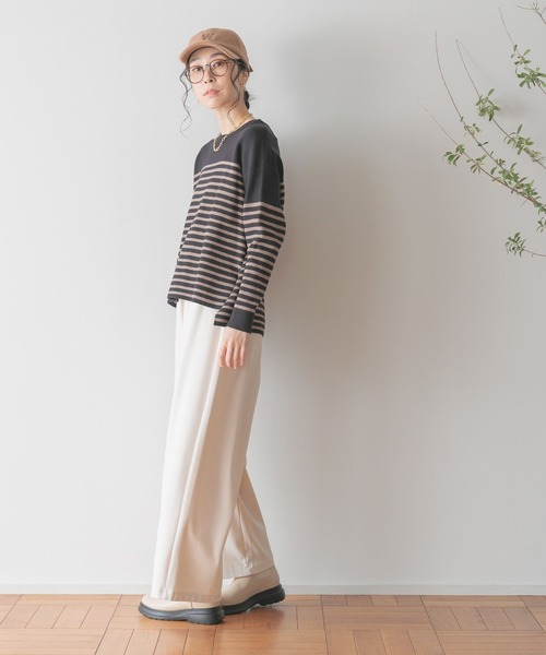 studio CLIP(スタディオクリップ)の「【3シーズンシリーズ】14ゲージ選べる着丈プルオーバー(ニット/セーター・レディース・レッド/その他2/その他1/ラベンダー・LARGE/MEDIUM)」の12枚目の写真