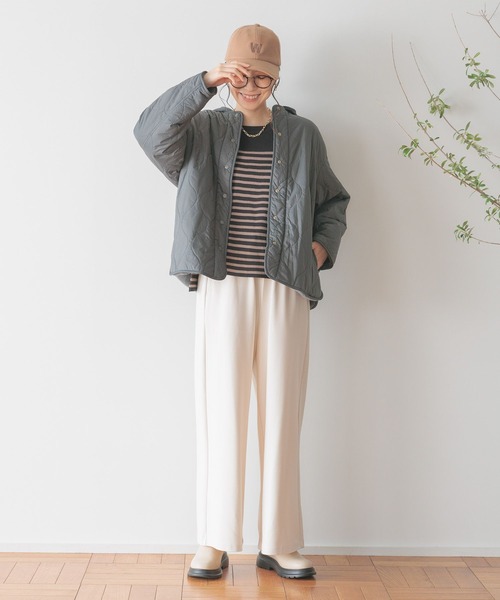 studio CLIP(スタディオクリップ)の「【3シーズンシリーズ】14ゲージ選べる着丈プルオーバー(ニット/セーター・レディース・レッド/その他2/その他1/ラベンダー・LARGE/MEDIUM)」の13枚目の写真