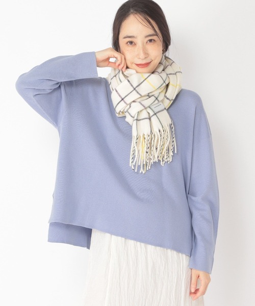 studio CLIP(スタディオクリップ)の「【3シーズンシリーズ】14ゲージ選べる着丈プルオーバー(ニット/セーター・レディース・レッド/その他2/その他1/ラベンダー・LARGE/MEDIUM)」の17枚目の写真