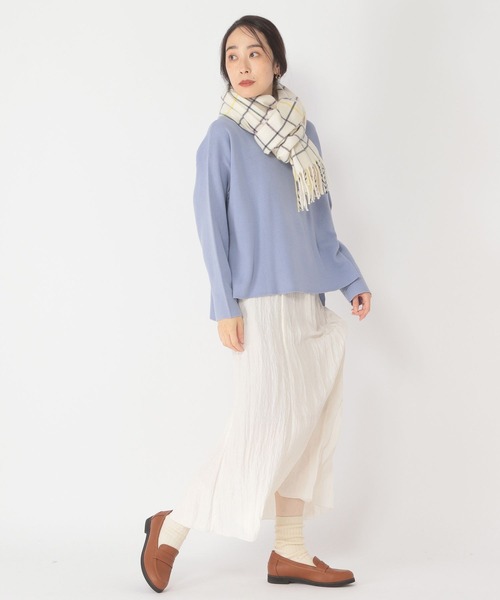 studio CLIP(スタディオクリップ)の「【3シーズンシリーズ】14ゲージ選べる着丈プルオーバー(ニット/セーター・レディース・レッド/その他2/その他1/ラベンダー・LARGE/MEDIUM)」の18枚目の写真