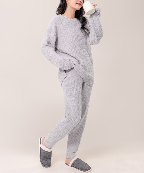 ルームウェア・パジャマ Eve knit nordic hoodie & long pants Eve knit nordic hoodie & long pants - メルカリ