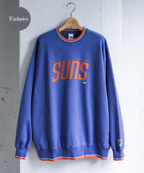 『別注』NBA×DOORS　プリントスウェット ウォーリアーズ URBAN RESEARCH DOORS（アーバンリサーチドアーズ）の「『別注』NBA