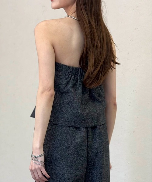 Per sist ence(パーシエンス)の「ウールライクベアトップオールインワン(その他パンツ・レディース・チャコールグレー/ブラウン/ブラック・FREE)」の14枚目の写真