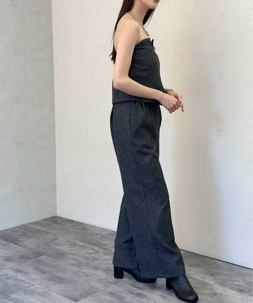 Per sist ence(パーシエンス)の「ウールライクベアトップオールインワン(その他パンツ・レディース・チャコールグレー/ブラウン/ブラック・FREE)」の19枚目の写真