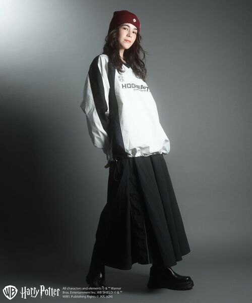 Green　Parks（グリーンパークス）の「ハリー・ポッター／ロゴプルオーバー（その他トップス・レディース・オフホワイト/チャコールグレー・FREE）」の19枚目の写真