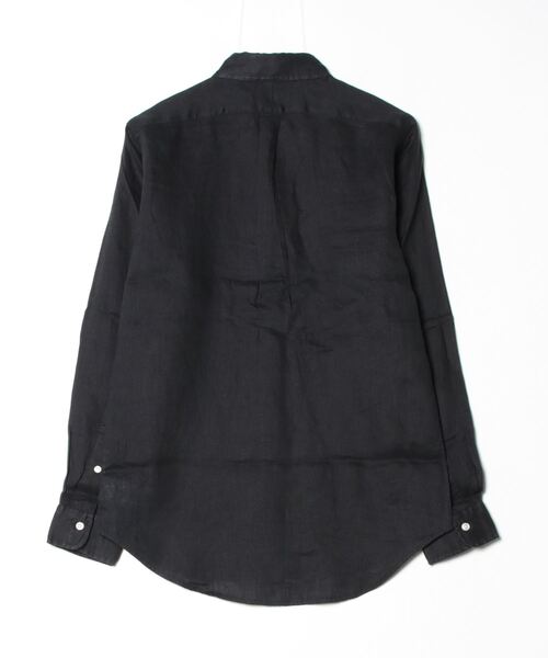 POLO RALPH LAUREN(ポロ ラルフ ローレン)の「クラシック フィット リネン シャツ(シャツ/ブラウス・メンズ・ブラック系1・L/M/S/XL/XS/XXL)」の2枚目の写真