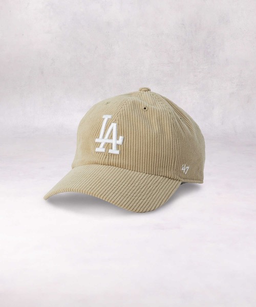 Right-on（ライトオン）の「【47】ドジャース THICKCORDUROY CLEANUP（キャップ・メンズ・ロイヤルブルー/ライム/カーキブラウン・フリー）」の2枚目の写真