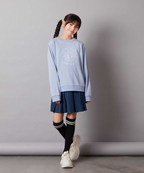 a.v.v（アーヴェヴェ）の「[140-150]ベルト付きプリーツスカパン（その他パンツ・キッズ・ベージュ/ブルー/ブラック・140/150）」の13枚目の写真