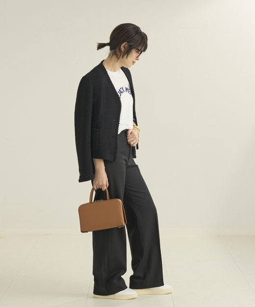 plage(プラージュ)の「Tweed ジャケット(その他アウター・レディース・ブラック/ホワイト・36/38)」の6枚目の写真