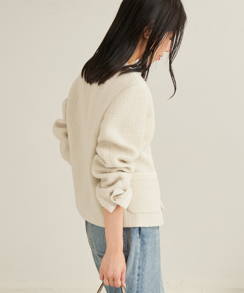 plage(プラージュ)の「Tweed ジャケット(その他アウター・レディース・ブラック/ホワイト・36/38)」の18枚目の写真