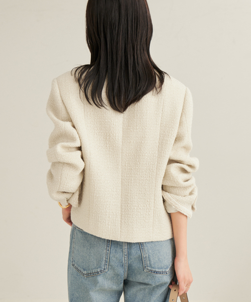plage(プラージュ)の「Tweed ジャケット(その他アウター・レディース・ブラック/ホワイト・36/38)」の19枚目の写真