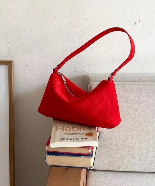 HEILIS（ヘイリス）の「ワンハンドルスエードショルダーバッグ / 秋