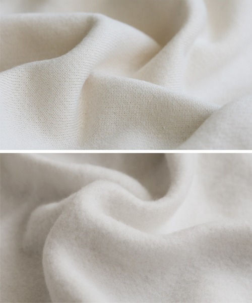 reca(レカ)の「裏起毛タックAラインスウェットプルオーバー(スウェット・レディース・キナリ/ブラック/オリーブ/トップグレー/キャメル・FREE)」の9枚目の写真