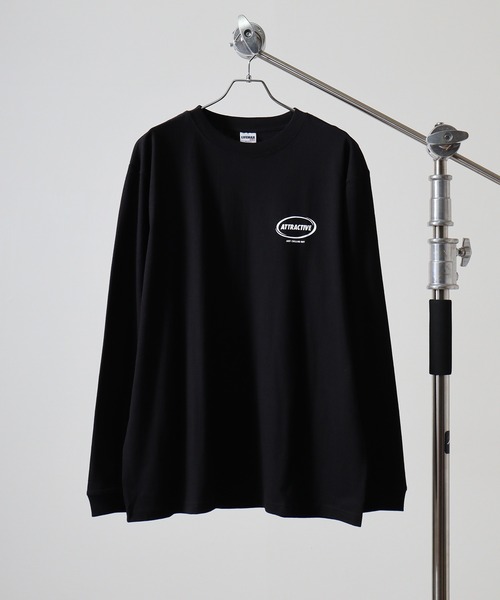MODISH GAZE(モディシュガゼ)の「MODISH GAZE スモーキングガール SIT BACK AND RELAX ロンT(Tシャツ/カットソー・メンズ・ブラック・XL/L)」の1枚目の写真