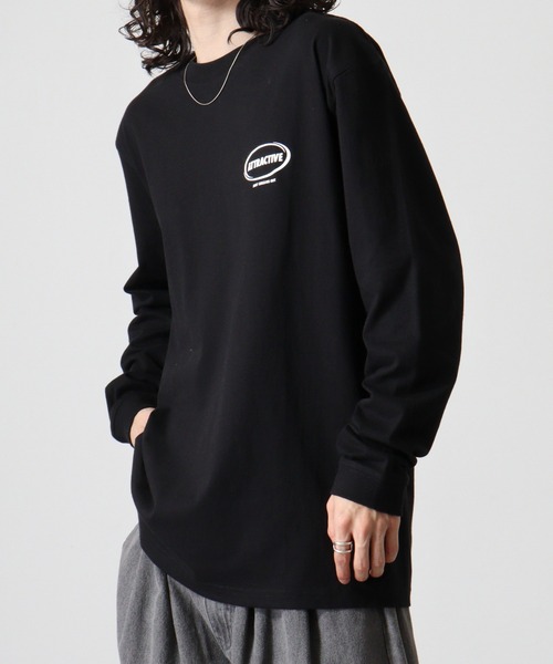 MODISH GAZE(モディシュガゼ)の「MODISH GAZE スモーキングガール SIT BACK AND RELAX ロンT(Tシャツ/カットソー・メンズ・ブラック・XL/L)」の14枚目の写真