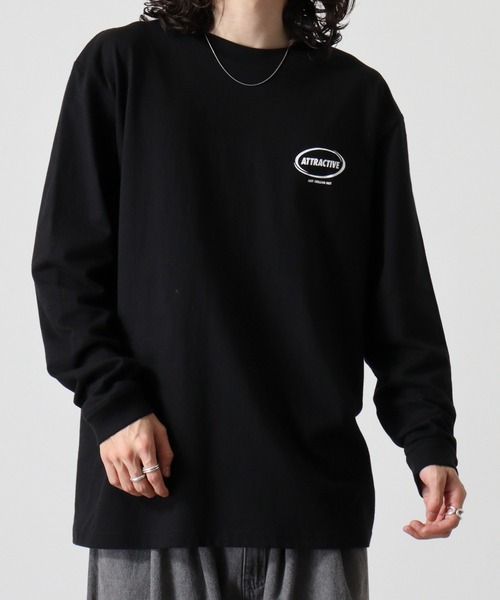 MODISH GAZE(モディシュガゼ)の「MODISH GAZE スモーキングガール SIT BACK AND RELAX ロンT(Tシャツ/カットソー・メンズ・ブラック・XL/L)」の15枚目の写真