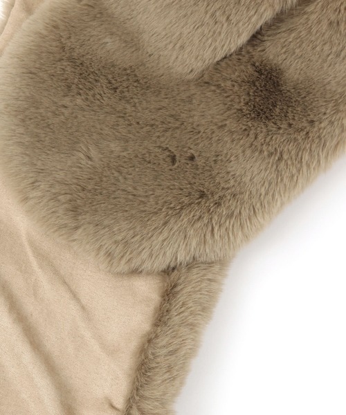 GLOBAL WORK(グローバルワーク)の「洗えるフェイクファーティペット/147066(マフラー・レディース・アイボリー/グレイッシュベージュ/ベージュ系3/グレー/グレー系6/アイボリー系6/ベージュ・ONE SIZE)」の20枚目の写真