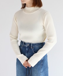 cepo | ボトルネックワイドリブプルオーバーニット(ニット/セーター)