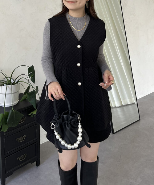 prose verse（プロズヴェール）の「キルティングベロアショートパンツ（その他パンツ・レディース・ブラック・LARGE/MEDIUM）」の20枚目の写真