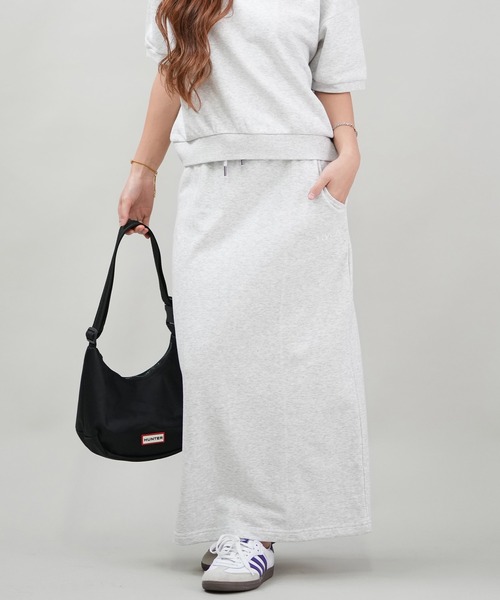 RVCA(ルーカ)の「RVCA/ルーカ スウェットスカート BF043-651(スカート・レディース・ホワイト/ブラック/グレー・L/M)」の3枚目の写真