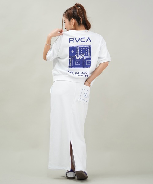 RVCA(ルーカ)の「RVCA/ルーカ スウェットスカート BF043-651(スカート・レディース・ホワイト/ブラック/グレー・L/M)」の6枚目の写真