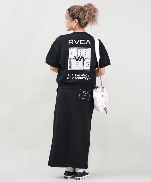 RVCA(ルーカ)の「RVCA/ルーカ スウェットスカート BF043-651(スカート・レディース・ホワイト/ブラック/グレー・L/M)」の8枚目の写真