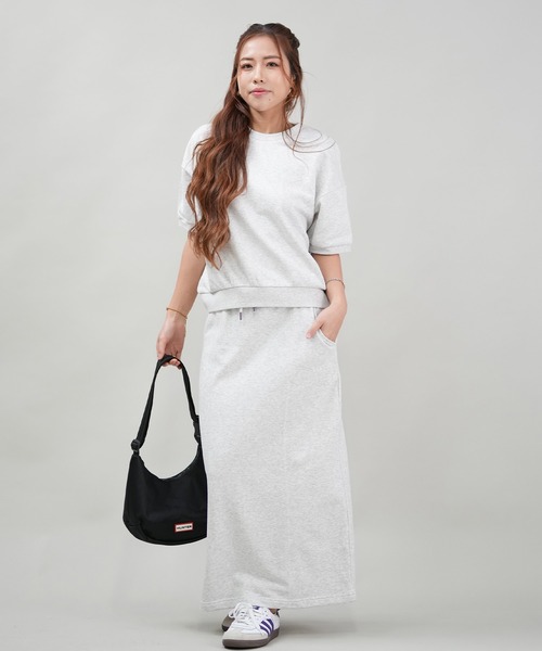 RVCA(ルーカ)の「RVCA/ルーカ スウェットスカート BF043-651(スカート・レディース・ホワイト/ブラック/グレー・L/M)」の9枚目の写真