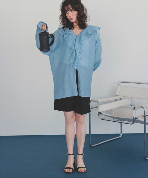 titivate（ティティベイト）の「チャンキーヒールストラップサンダル（サンダル・レディース・ブラック/ブラウン/イエロー/アイボリー/シルバー・L/M/LL/S）」の15枚目の写真