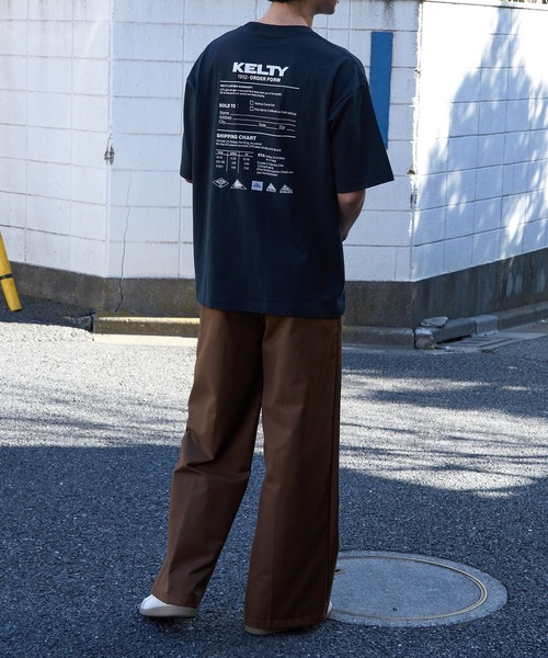 KELTY(ケルティ)の「【KELTY】≪別注≫Back Print vintage archive classical LOGO crewneck Tee TYPE-3(Tシャツ/カットソー・レディース・ホワイト/カーキ/グレー/ブラック・M/S/XS/L)」の12枚目の写真