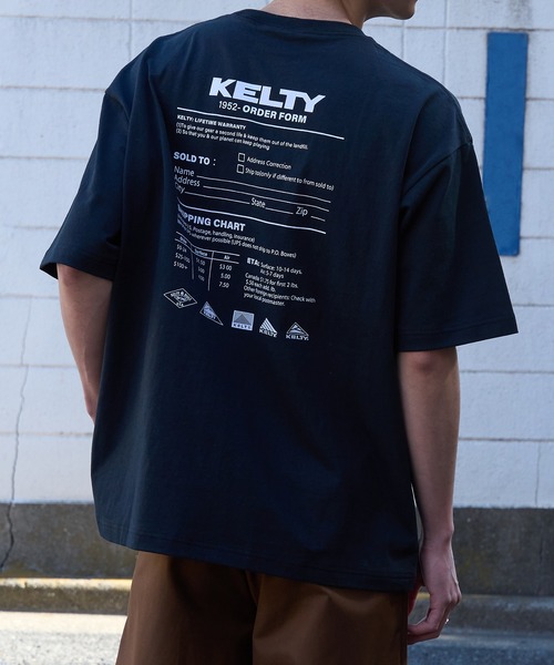 KELTY(ケルティ)の「【KELTY】≪別注≫Back Print vintage archive classical LOGO crewneck Tee TYPE-3(Tシャツ/カットソー・レディース・ホワイト/カーキ/グレー/ブラック・M/S/XS/L)」の15枚目の写真
