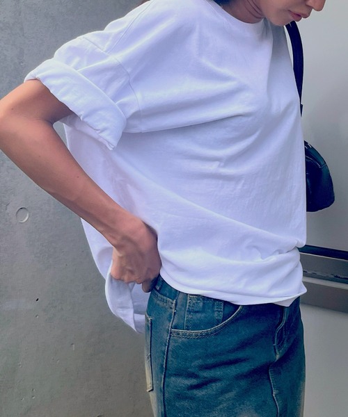 KELTY(ケルティ)の「【KELTY】≪別注≫Back Print vintage archive classical LOGO crewneck Tee TYPE-3(Tシャツ/カットソー・レディース・ホワイト/カーキ/グレー/ブラック・M/S/XS/L)」の20枚目の写真