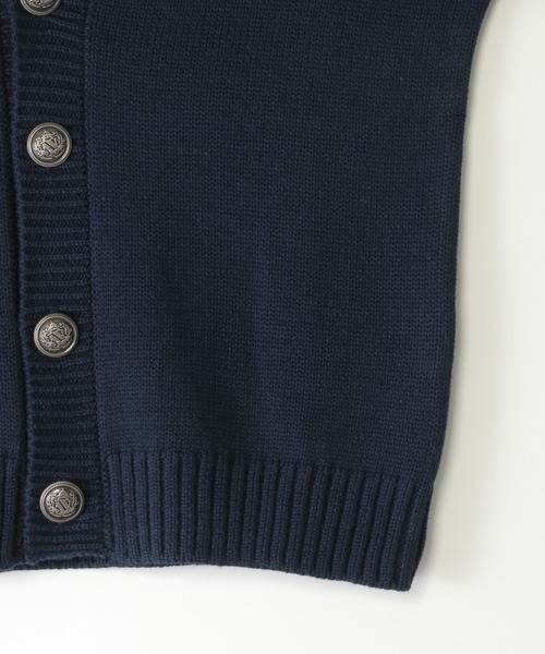 ikka（イッカ）の「袖リブラインスクールニットカーディガン（120~160cm）（カーディガン/ボレロ・キッズ・ダークネイビー・120/130/140/150/160）」の9枚目の写真