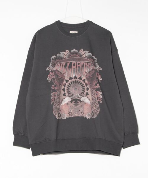 BILLABONG レディース GRAPHIC LIGHT SWEAT CREW トレーナー