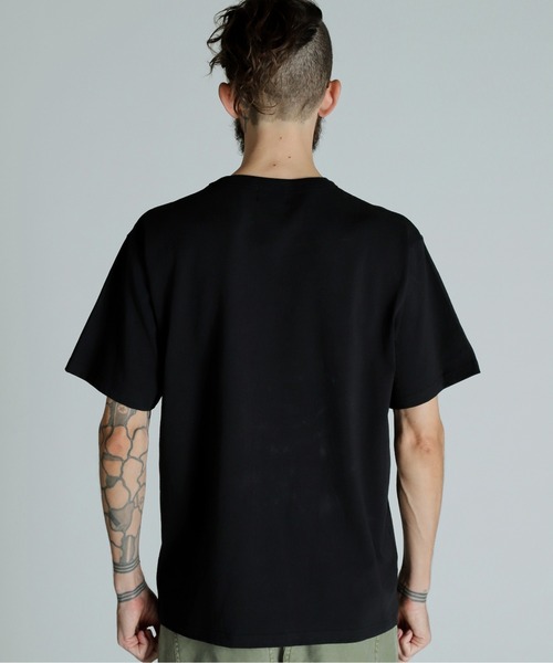 Schott(ショット)の「Schott/ショット/T-SHIRT EMPIRE STATE/Tシャツ エンパイアステイト(Tシャツ/カットソー・メンズ・ネイビー/ブラック/オリーブ・M/L/XL/2XL)」の5枚目の写真