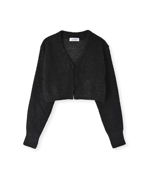 marjour（マージュール）の「LAME KNIT CARDIGAN（カーディガン/ボレロ・レディース・ブラック/シルバー・MEDIUM）」の11枚目の写真