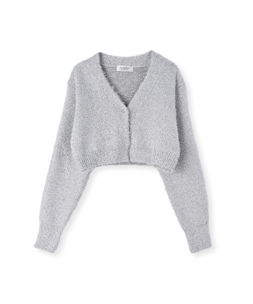 marjour（マージュール）の「LAME KNIT CARDIGAN（カーディガン/ボレロ・レディース・ブラック/シルバー・MEDIUM）」の10枚目の写真