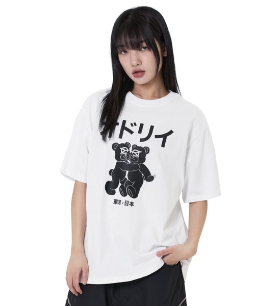 ★OY★ODOLLY GRIP TEE - WHITE★正規品/韓国直送料込/人気 OY/オーワイ』 ODOLLY GRIP TEE/オードリーグリップ半袖Tシャツ