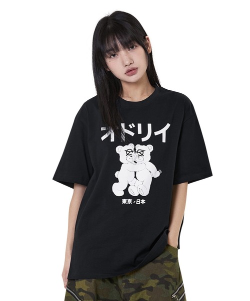 ★OY★ODOLLY GRIP TEE - BLACK★正規品/韓国直送料込/人気 OY/オーワイ』 ODOLLY GRIP TEE/オードリーグリップ半袖Tシャツ