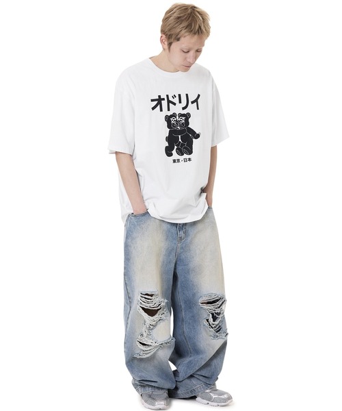 ★OY★ODOLLY GRIP TEE - WHITE★正規品/韓国直送料込/人気 OY/オーワイ』 ODOLLY GRIP TEE/オードリーグリップ半袖Tシャツ