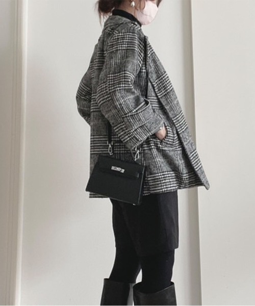 ZAKKA-BOX(ザッカボックス)の「ミニハンドバッグ(ハンドバッグ・レディース・ホワイト/ライトグレー/ブラック/ホワイト×ゴールド/ブラック×ゴールド/ピンク・FREE)」の16枚目の写真