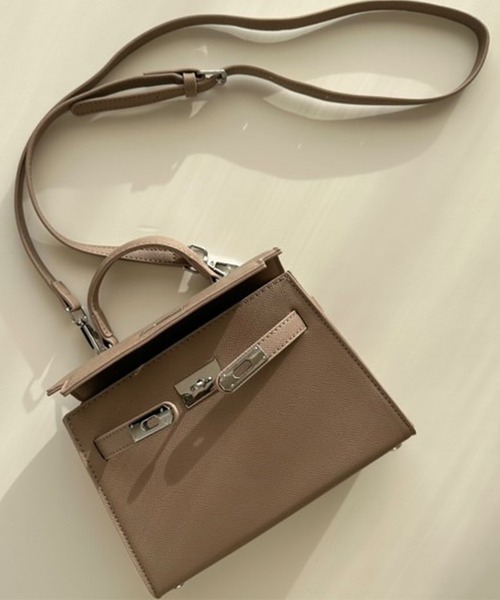 ZAKKA-BOX(ザッカボックス)の「ミニハンドバッグ(ハンドバッグ・レディース・ホワイト/ライトグレー/ブラック/ホワイト×ゴールド/ブラック×ゴールド/ピンク・FREE)」の18枚目の写真