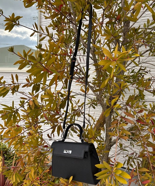 ZAKKA-BOX(ザッカボックス)の「ミニハンドバッグ(ハンドバッグ・レディース・ホワイト/ライトグレー/ブラック/ホワイト×ゴールド/ブラック×ゴールド/ピンク・FREE)」の13枚目の写真