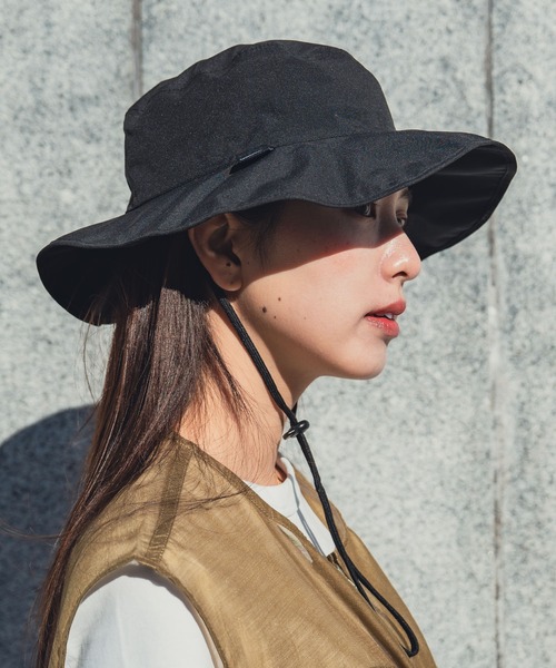 KiU（キウ）の「UVカット&RAIN パッカブルサファリハット 2ND（ハット・レディース・ブラック系その他/タイガーカモ/ブラック×カーキ/ベージュ系その他/レオパード/ブラック系その他2/ダークパープル/ブラック/カーキ/ブルー系その他/アニマル・FREE）」の18枚目の写真