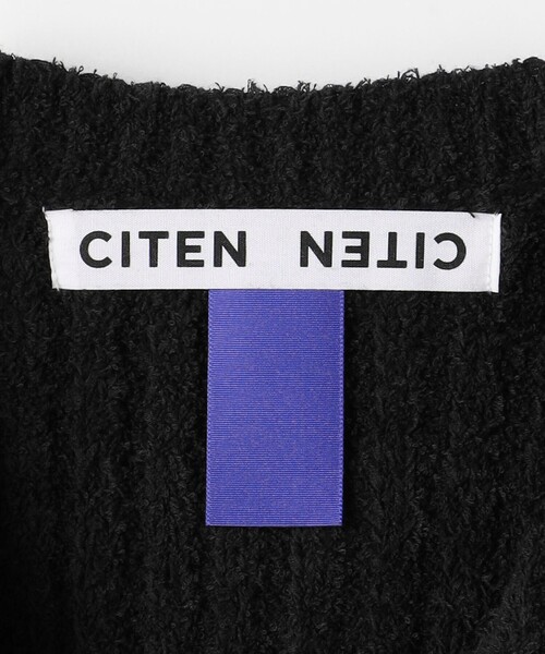 CITEN（シテン）の「＜CITEN＞リブクルーカーディガン（カーディガン/ボレロ・レディース・ブラック/ホワイト・FREE）」の11枚目の写真